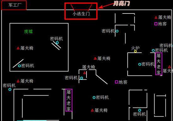 第五人格逃生门位置