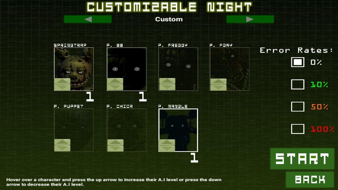 玩具熊的午夜后宫3自定义版FNAF 3 CN