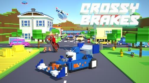 像素赛车粉碎游戏(Crossy Brakes)