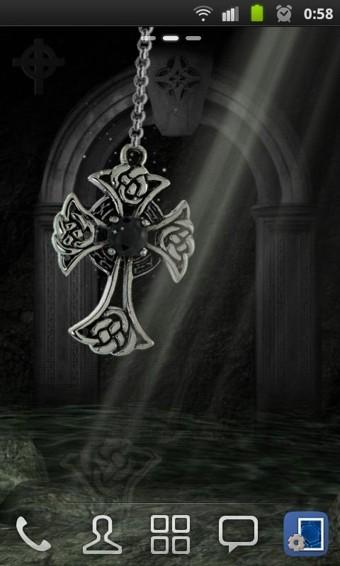 3D Celtic Cross Wallpaper(3D十字架)