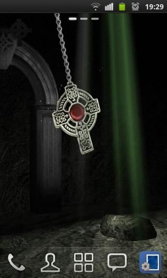 3D Celtic Cross Wallpaper(3D十字架)