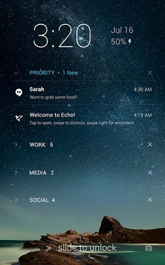 回声锁屏(Echo Notification Lockscreen)