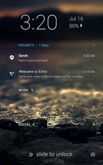 回声锁屏(Echo Notification Lockscreen)