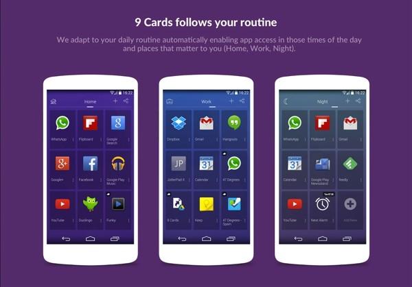 9 Cards Home Launcher