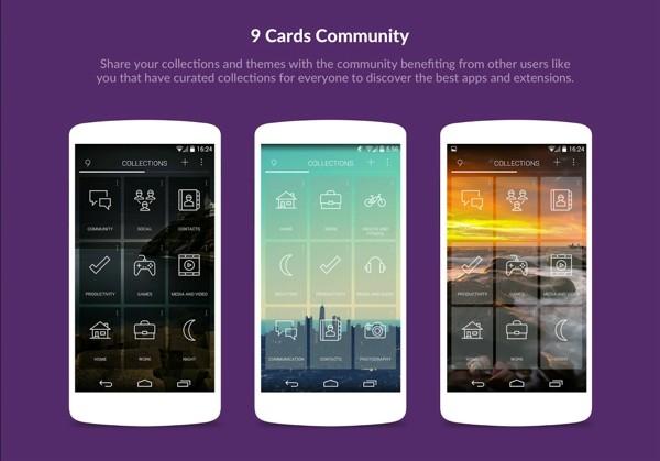 9 Cards Home Launcher