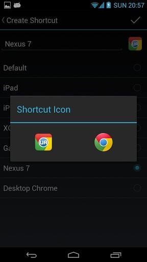 Chrome UA Switcher