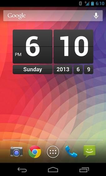 Retro Clock Widget