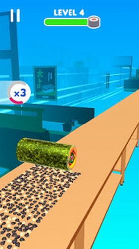 sushi roll 3D