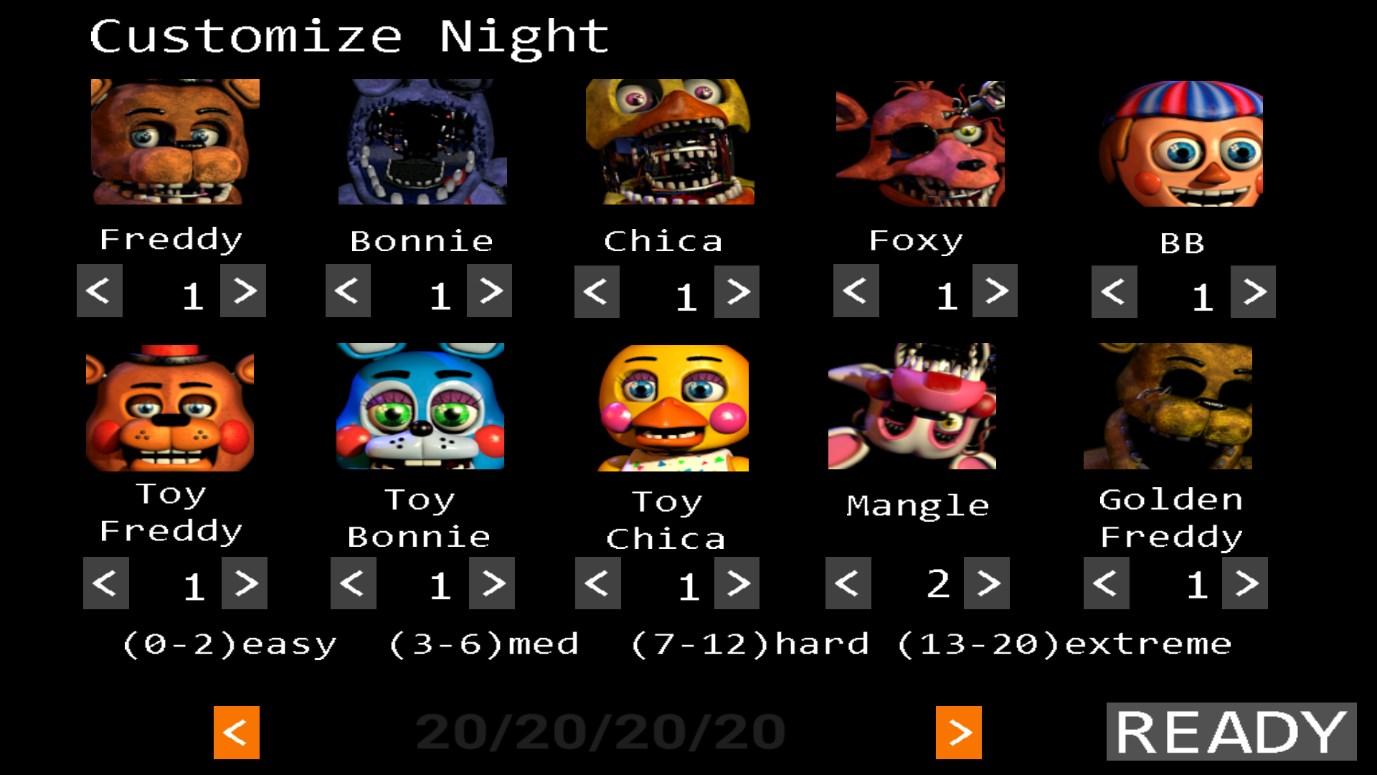 玩具熊的五夜后宫2之定制之夜官方版Five Nights at Freddys 2