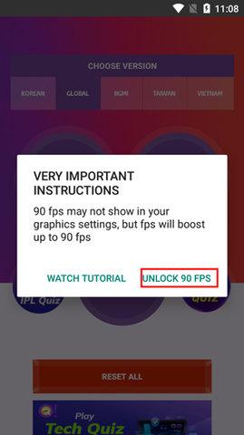 国际服90FPS画质修改器App