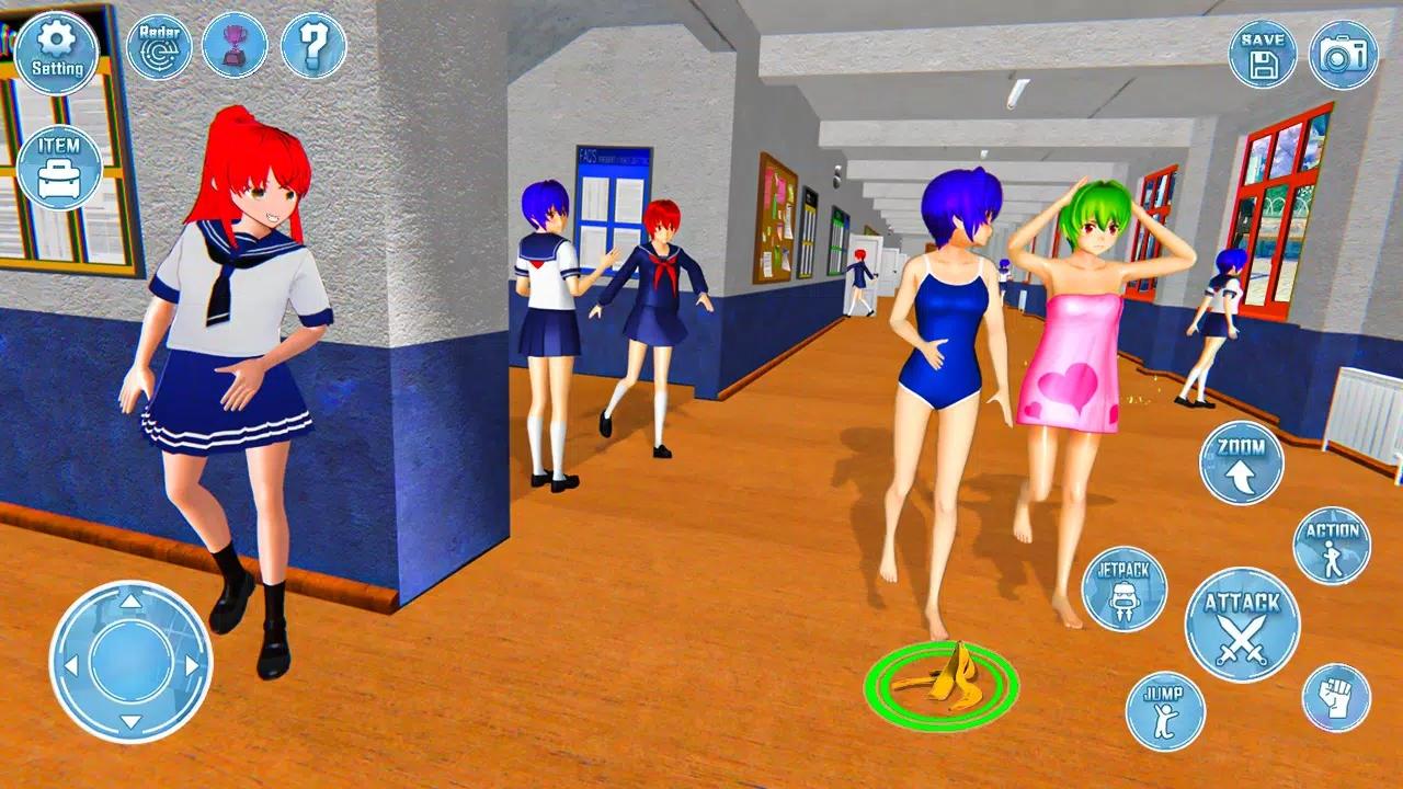 动漫女高中生3D游戏官方版Anim School Girl Simulator