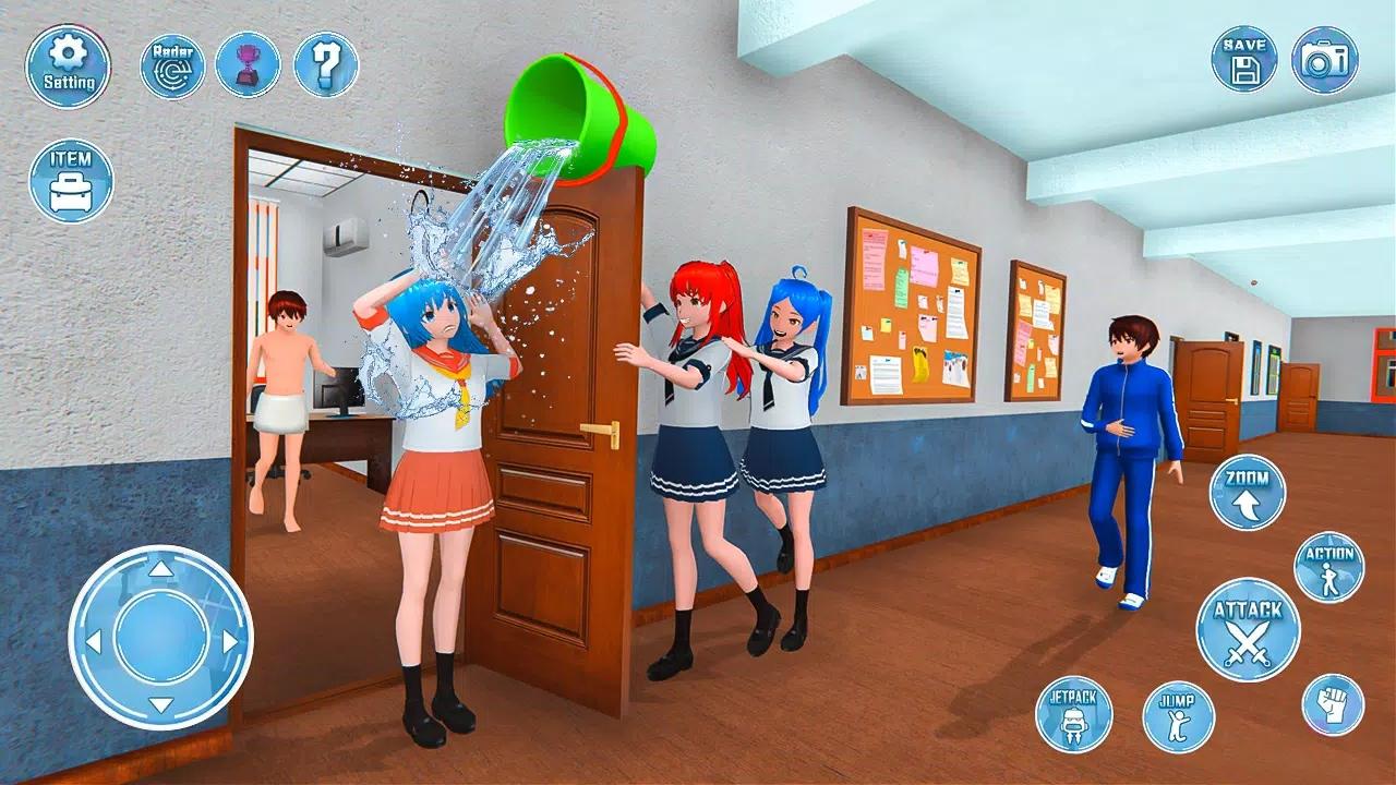 动漫女高中生3D游戏官方版Anim School Girl Simulator