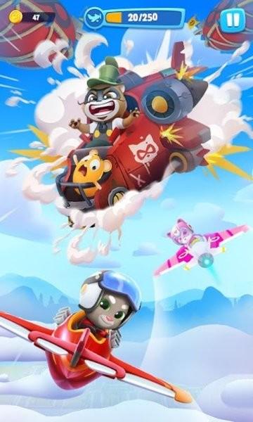 汤姆猫空中小队游戏(Talking Tom Sky Run)