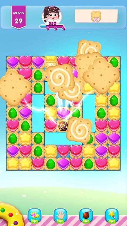 糖果饼干粉碎比赛官方版(Candy Cookie Crush Match 3)