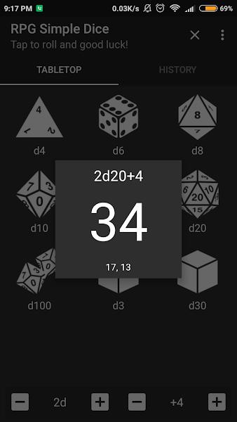 跑团骰子软件(RPG Simple Dice)