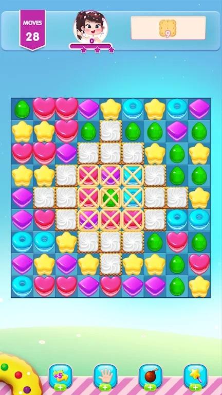 糖果饼干粉碎比赛官方版(Candy Cookie Crush Match 3)