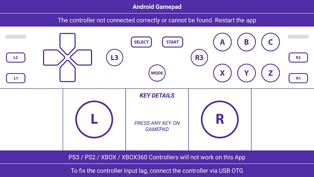 gamepad测试手柄