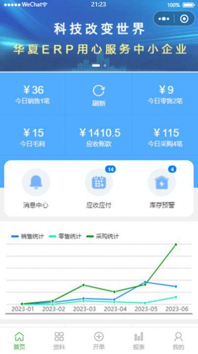 华夏ERP进销存管理app最新版