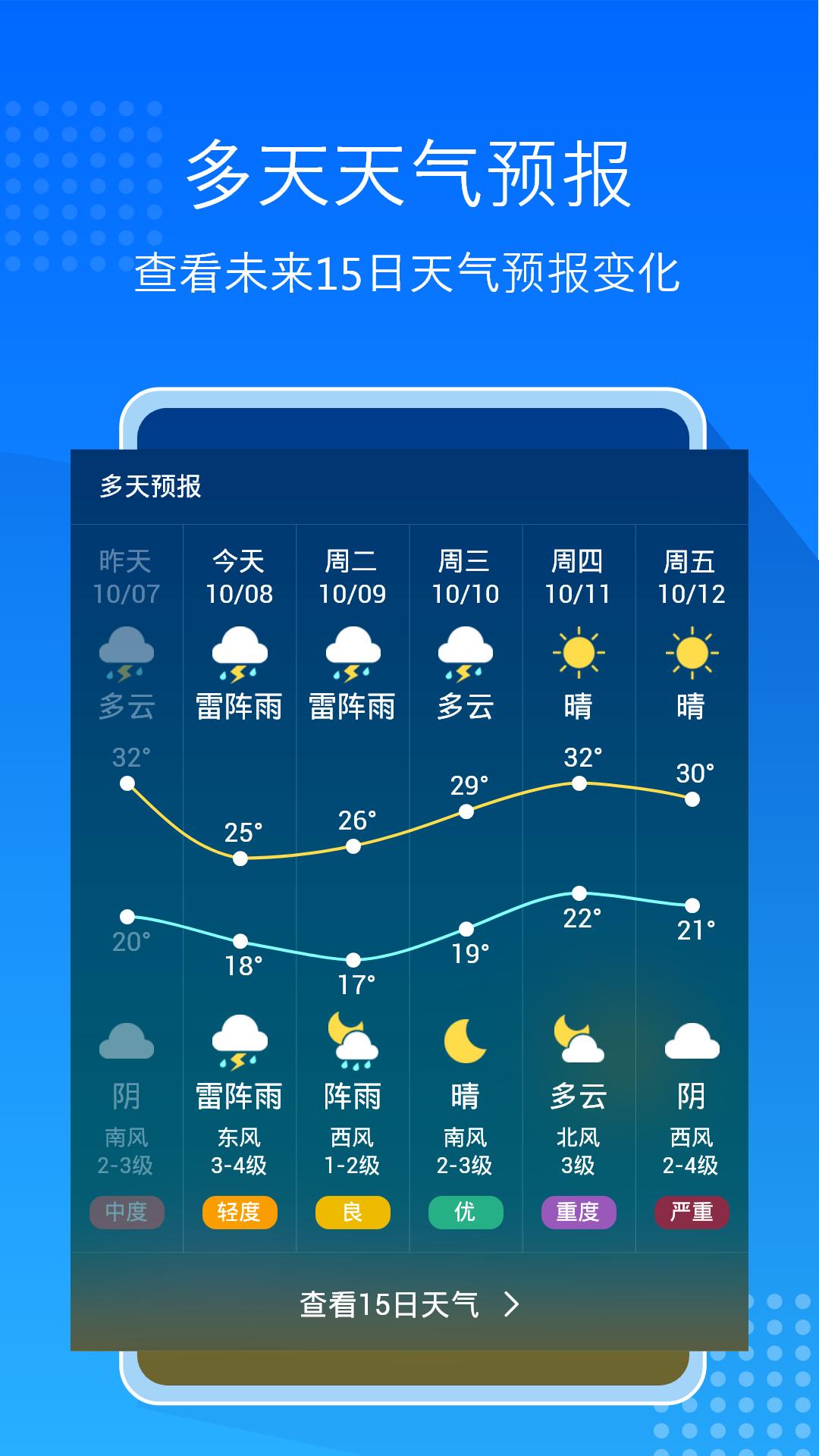 天气预报通大字版