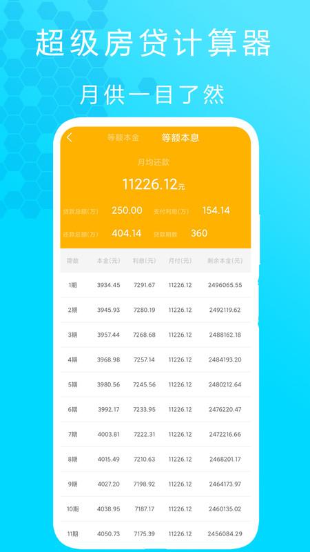 超级房贷计算器软件官方版