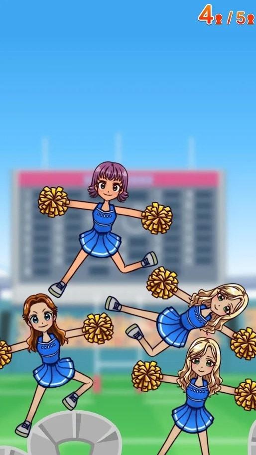 啦啦队叠罗汉游戏中文版（Stack-up Cheerleaders）