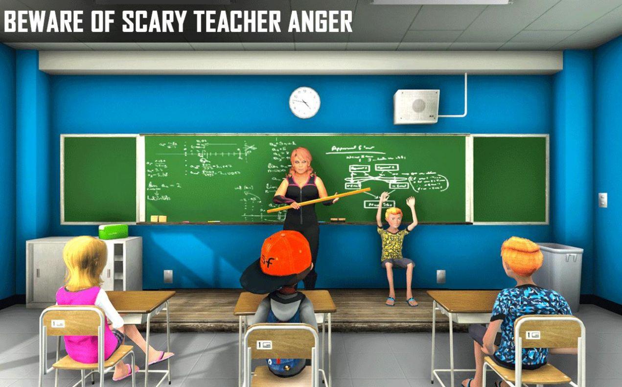 整蛊老师3d游戏中文版（Scary Evil Teacher 3D ）