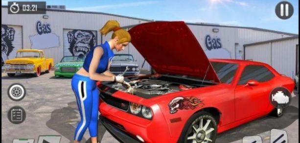 美女汽车维修模拟器游戏手机版（Car Mechanic Auto Garage）