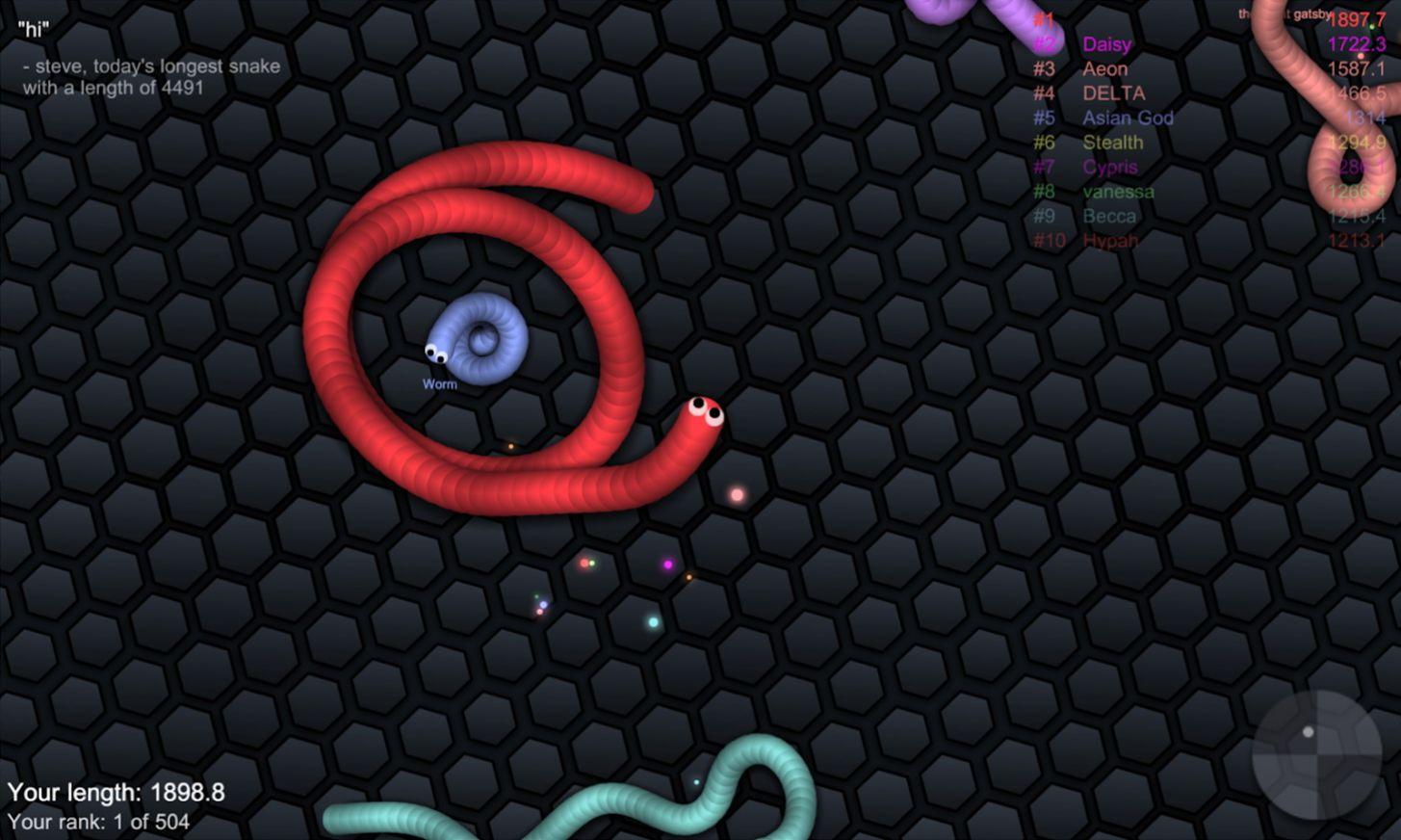 贪吃蛇蛇王游戏正版官方版（slither.io）