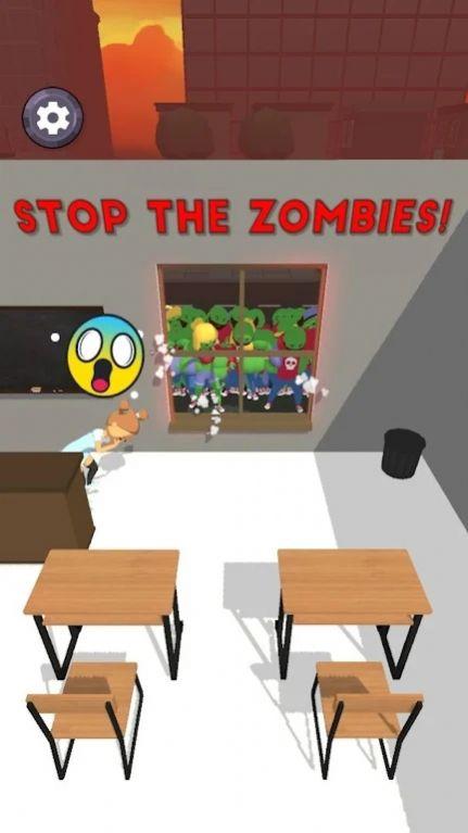 挡住僵尸3D游戏安卓版（Zombie Highschool 3D）