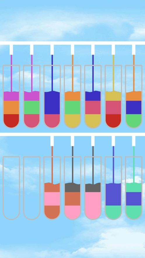 水排序拼图50关在线游戏下载