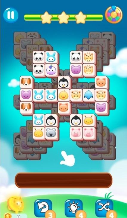 动物方块消消乐游戏中文版（Animal Tile Match）