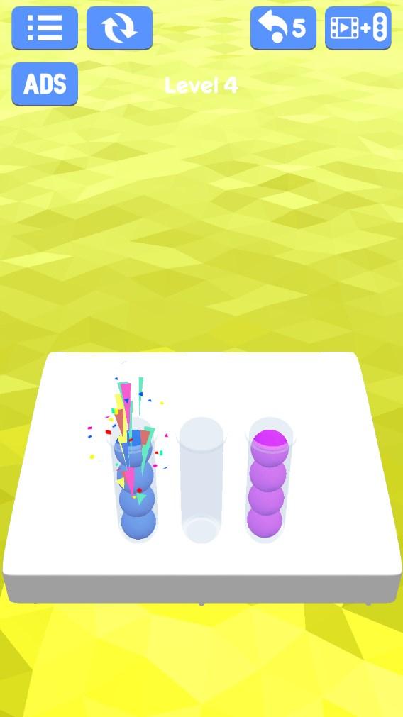 球排序3D颜色排序游戏中文版（Ball Sort 3D Color Sorting Game）