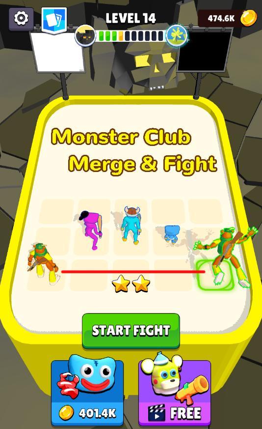 怪物俱乐部合并与战斗游戏安卓中文版（Monster Club Merge and Fight）