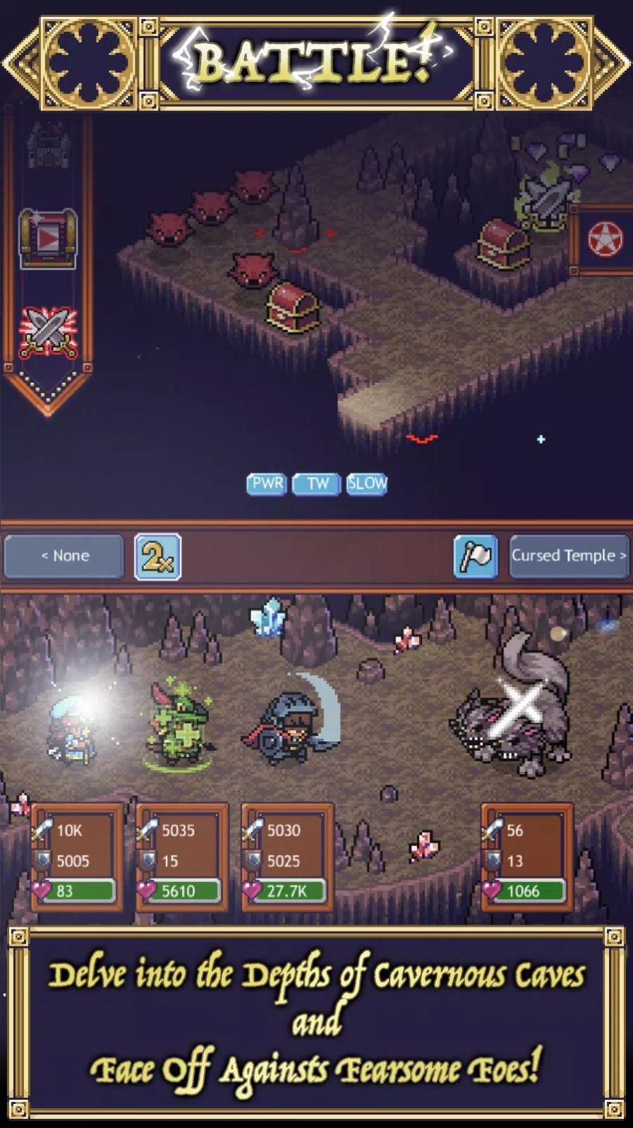 洞穴英雄闲置地牢游戏中文版（Cave Heroes Idle Dungeon Crawler）