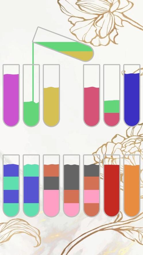 水排序拼图50关在线游戏下载