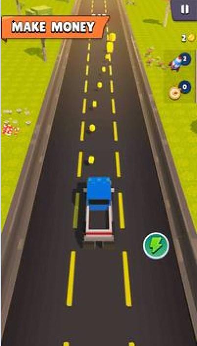 像素车公路赛车手游戏（Blocky cars Traffic Racer）