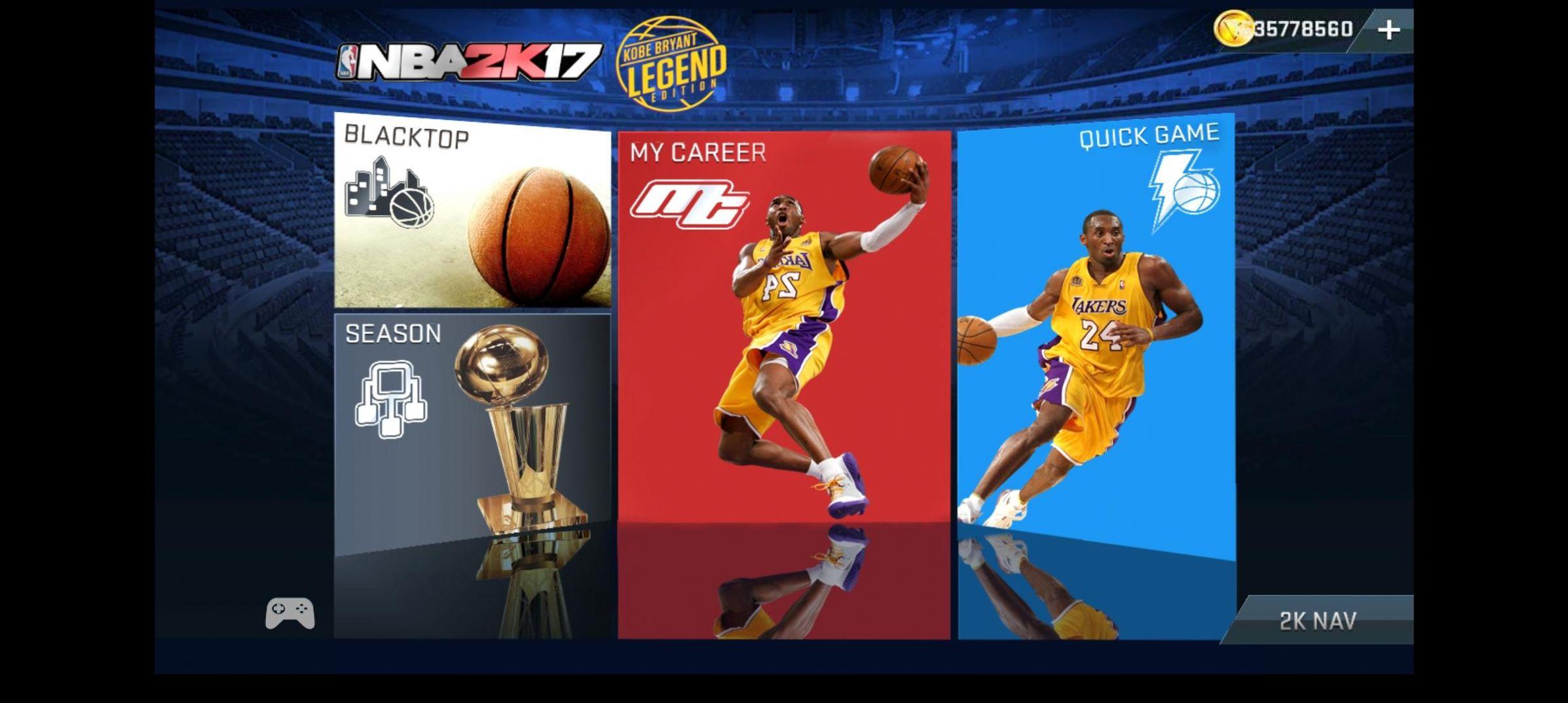 NBA2K传奇科比游戏中文手机版