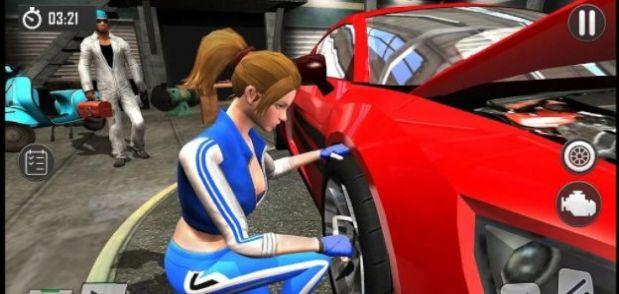 美女汽车维修模拟器游戏手机版（Car Mechanic Auto Garage）