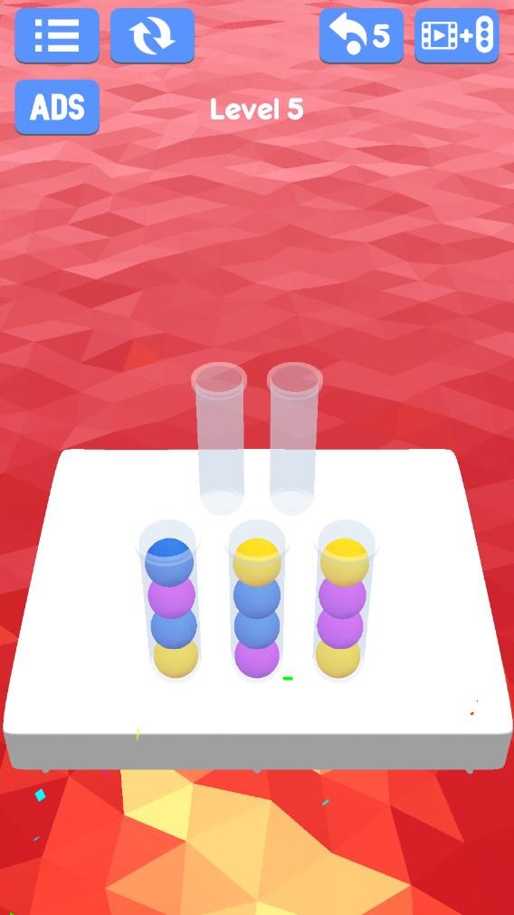 球排序3D颜色排序游戏中文版（Ball Sort 3D Color Sorting Game）