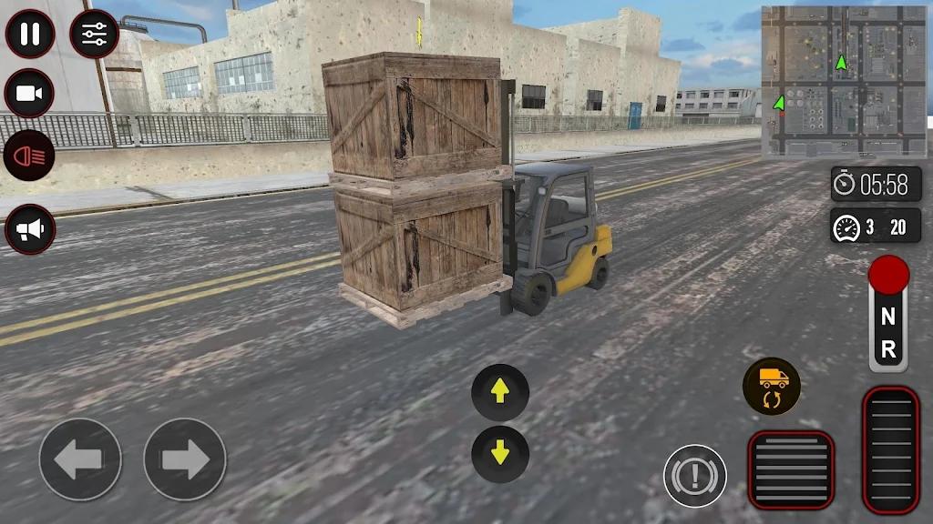 叉车运输托送游戏中文版（Truck And Forklift Simulator）