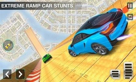 跑车特技赛车驾驶游戏中文版(Impossible Car Stunt)