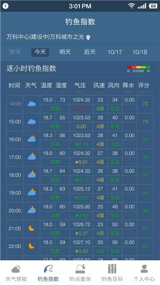 钓鱼天气预报专业版图片4