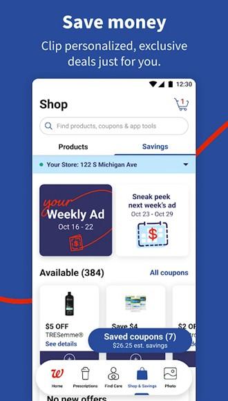 Walgreens (沃尔格林药店app)安卓最新版v84.1