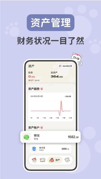 喵钱记账图片