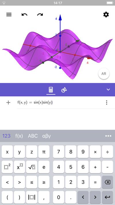 geogebra3d计算器中文版 手机版v5.2.850.0