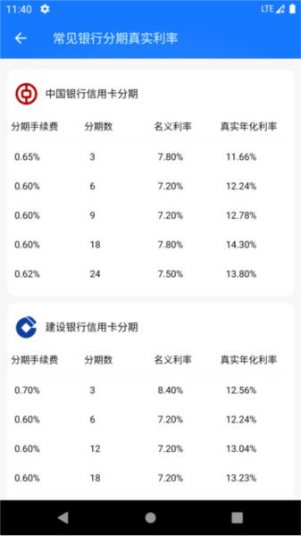 真实利率计算器图片